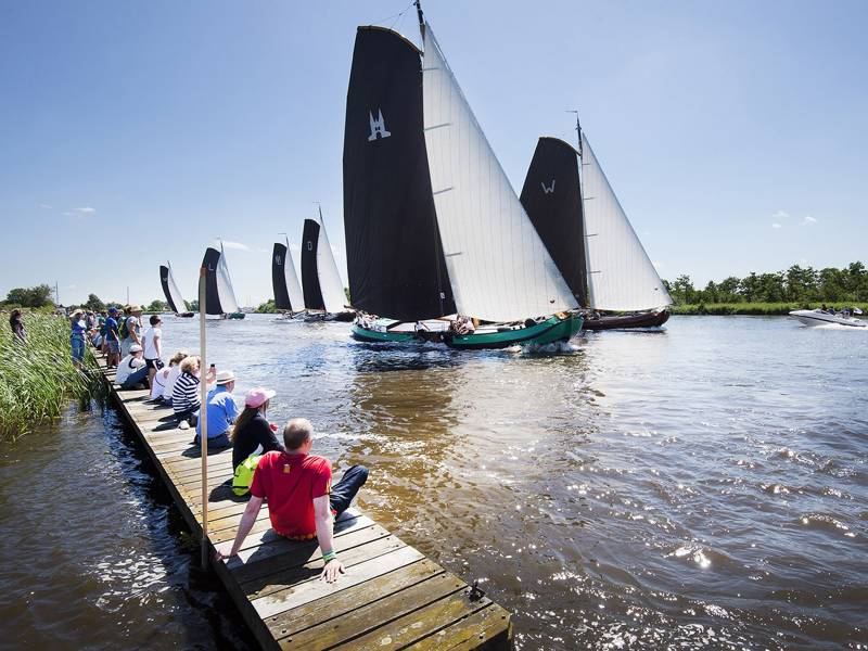 friese skûtsjes skutsjesilen